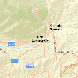 Cerreto Sannita Street Map
