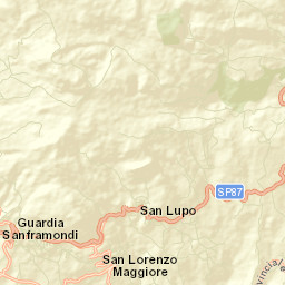 San Lupo Street Map