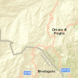 Montaguto Street Map