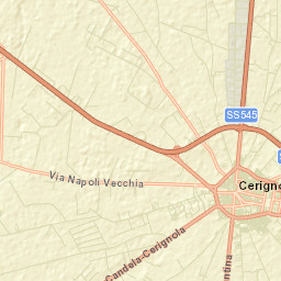 Cerignola Street Map