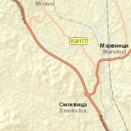Miravci Street Map