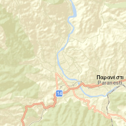 Paranésti Street Map