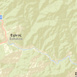 Echínos Street Map
