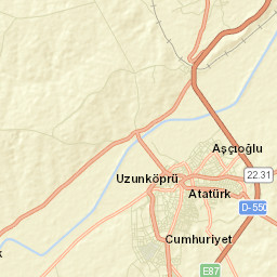 Uzunköprü Street Map