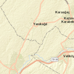 Velimeşe Street Map