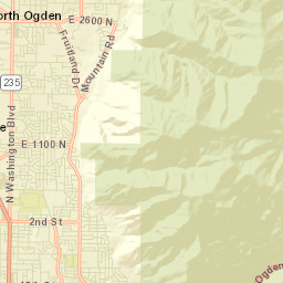 North Ogden Street Map