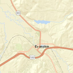 Evanston Street Map