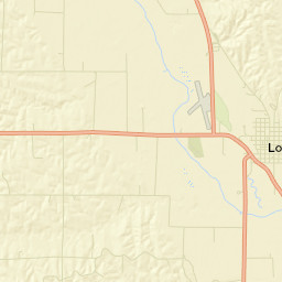 Loup City Street Map
