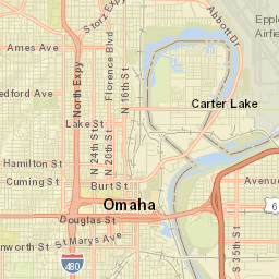 Omaha Street Map