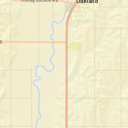 Oakland Street Map