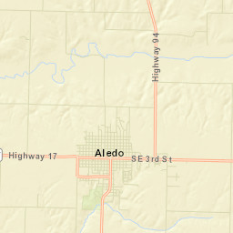 Aledo Street Map