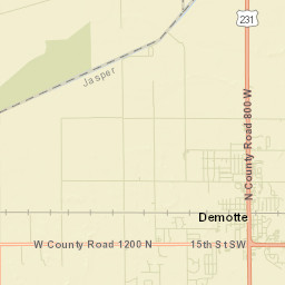 DeMotte Street Map