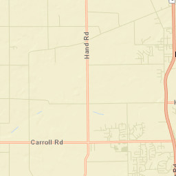 Huntertown Street Map