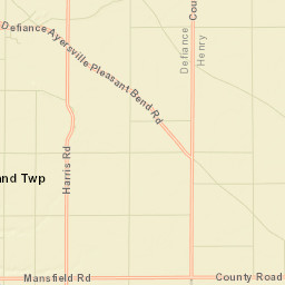 Ayersville Ohio Street Map