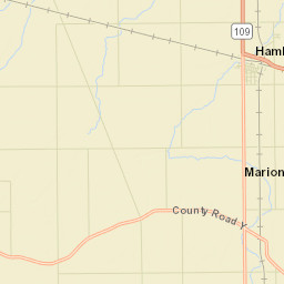 Hamler Ohio Street Map