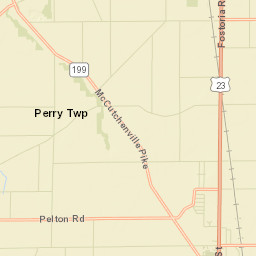 West Millgrove Ohio Street Map