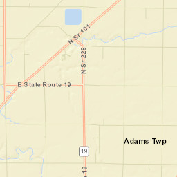 Lowell Ohio Street Map