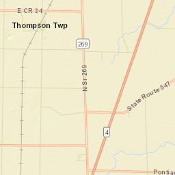 Weavers Corners Ohio Street Map