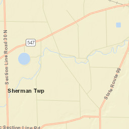 Standardsburg Ohio Street Map