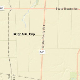 Camden Ohio Street Map