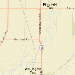 Pittsfield Ohio Street Map