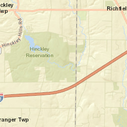 West Richfield Ohio Street Map