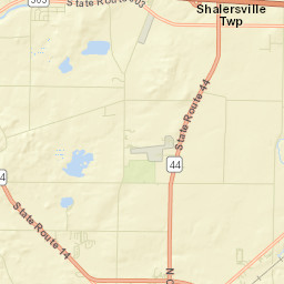 Shalersville Ohio Street Map