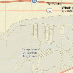 Windham Ohio Street Map