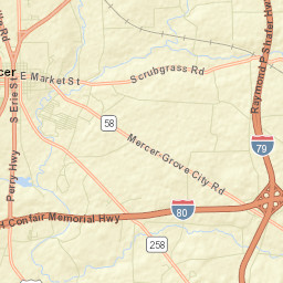 Mercer Street Map
