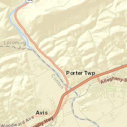Avis Street Map