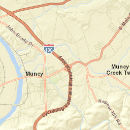Muncy Street Map