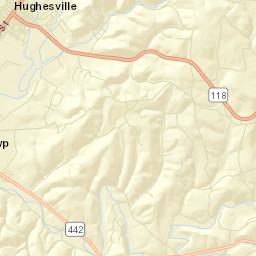 Hughesville Street Map
