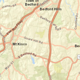 Mount Kisco New York Street Map