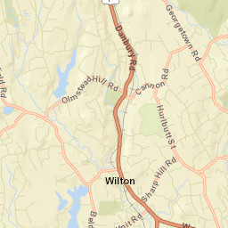 Wilton Connecticut Street Map