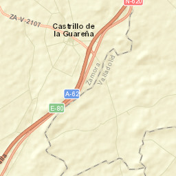 Castrillo de la Guareña Street Map