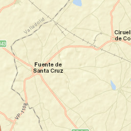 Fuente de Santa Cruz Street Map