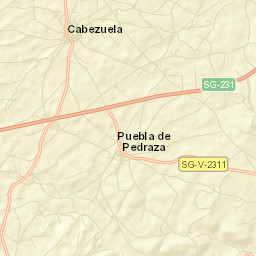 Puebla de Pedraza Street Map