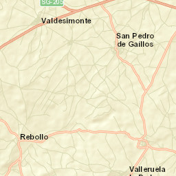 Rebollo Street Map