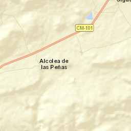 Alcolea de las Peñas Street Map