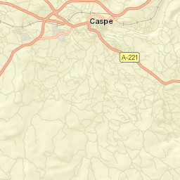 Caspe Street Map