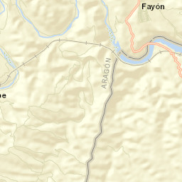 Fayón Street Map