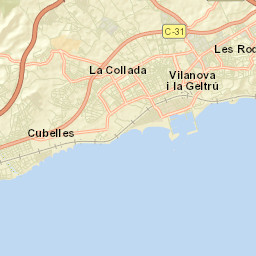 Vilanova i la Geltrú Street Map
