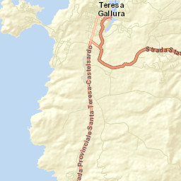 Santa Teresa Gallura Street Map