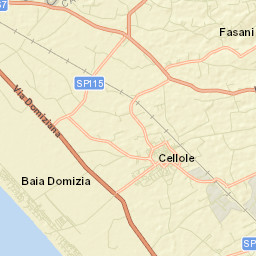 Cellole Street Map
