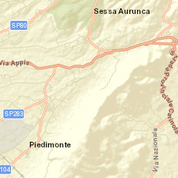 Cascano Street Map