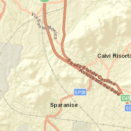 Sparanise Street Map