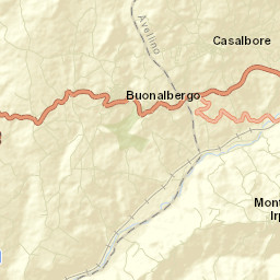 Casalbore Street Map