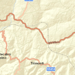 Montecalvo Irpino Street Map
