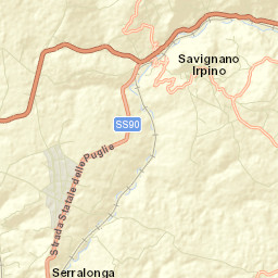 Savignano Irpino Street Map