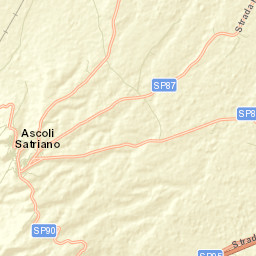 Ascoli Satriano Street Map